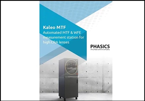 Kaleo MTF testing station specifications sheet